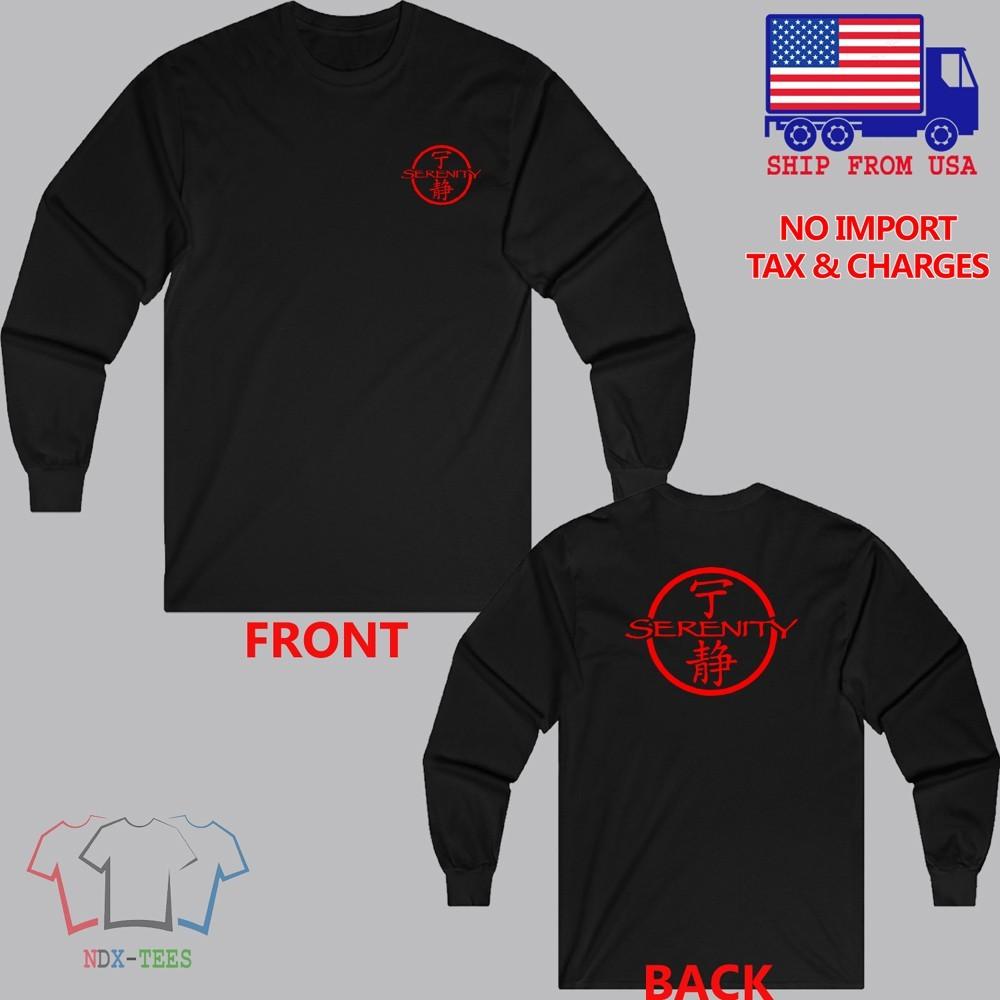 Serenity Firefly Men#039;s Black Size S to 3XL Unisex T-Shirt XXXL