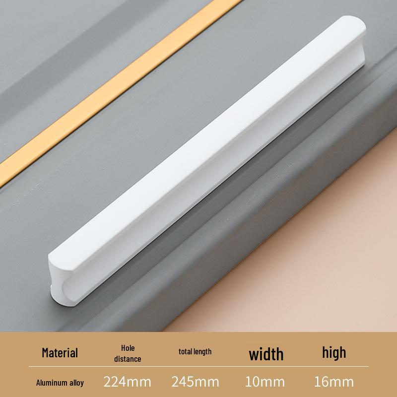 American White Aluminum Alloy Cabinet Handle