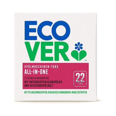 Ecover Všetko v jednom do umývačky riadu, 22 kusov