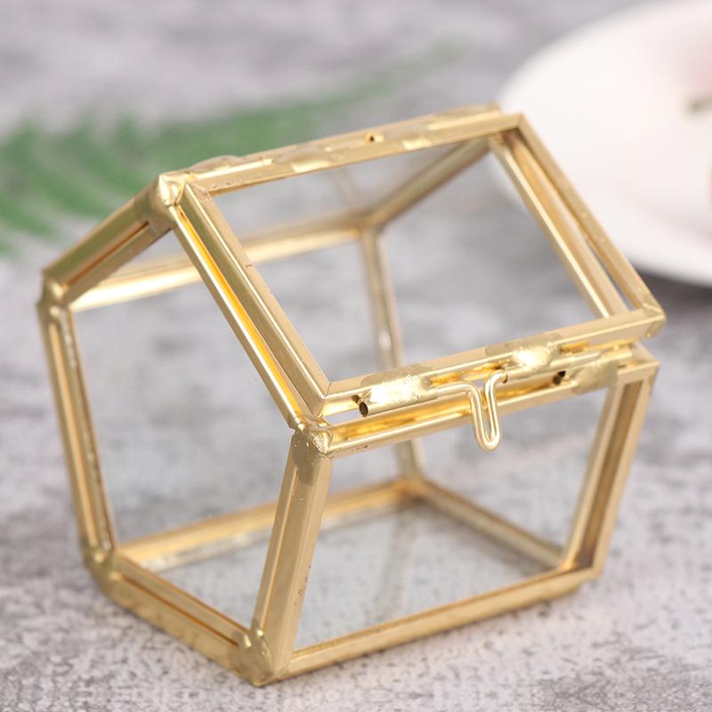 

1pc Wedding Wedding Ring Box Storage Box Glass Terrarium Jewelry Box Greenery Glass Ring Bearer Succulent Ring Box Wedding Glass