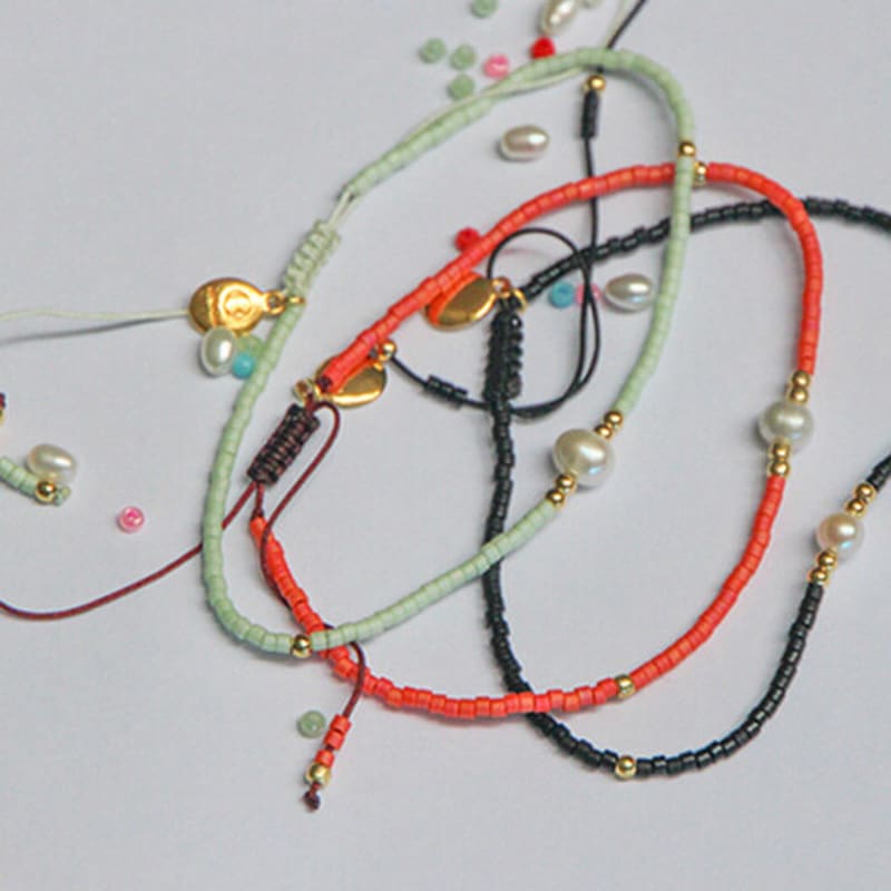 STAYGEM Fresh Water Pearl Bead Bracelet_ 3Colors