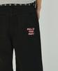 SCALLYWAG [Ryu Jung-Ran × Skelly Wung] Pull Up Straight Cotton Pants [Black]