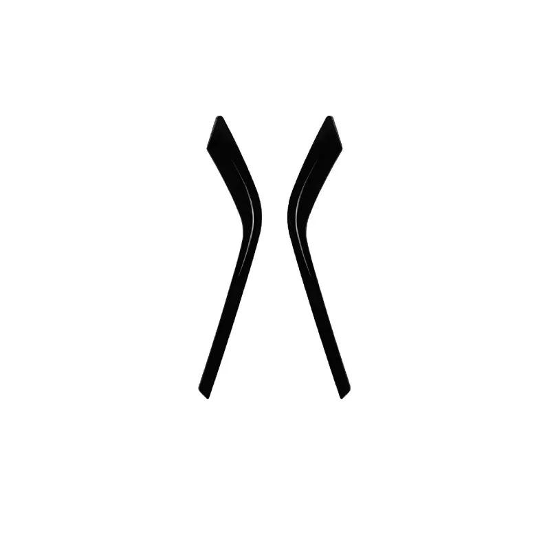 Car Front Bumper Air Vent Trim Spoiler For BMW 5 Series G60 G61 I5 M Sport 2024+ Canards Blade Side Splitter Stickers Cover