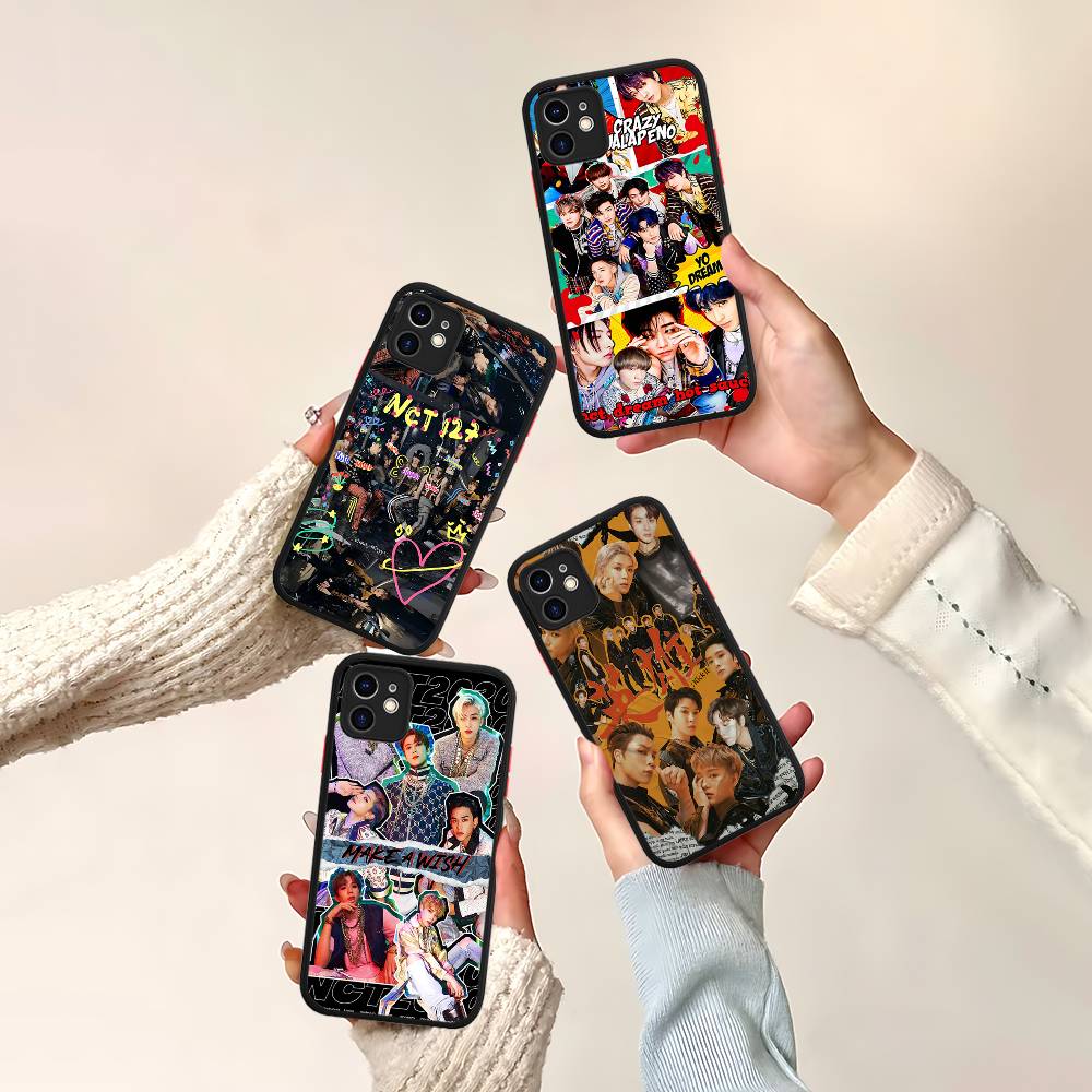 Band N-NCT MUSIC For IPhone 15 16 Pro Max 11 12 13 14 XS XR X Plus 16E Matte Translucent Phone Cover