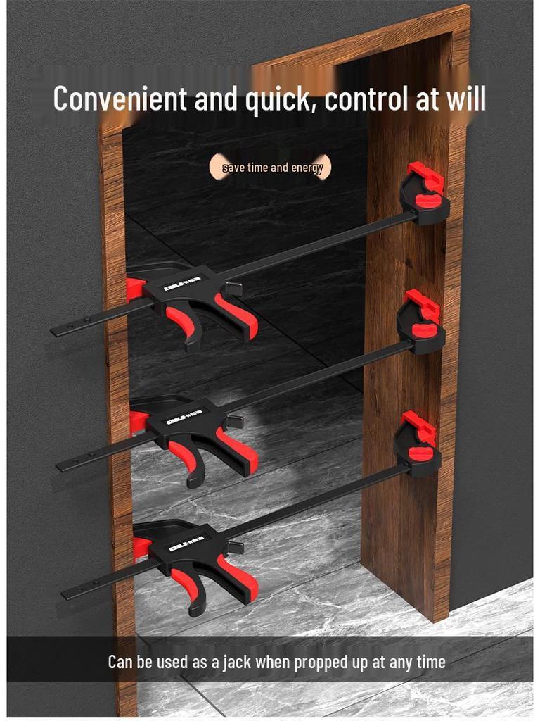 Heavy Duty Right Angle F & C-Type Woodworking Clamp Jig