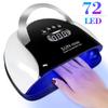 X22 High-Power UV/LED Nail Lamp - 5 Sec Quick-Dry Gel Dryer with 72 Beads