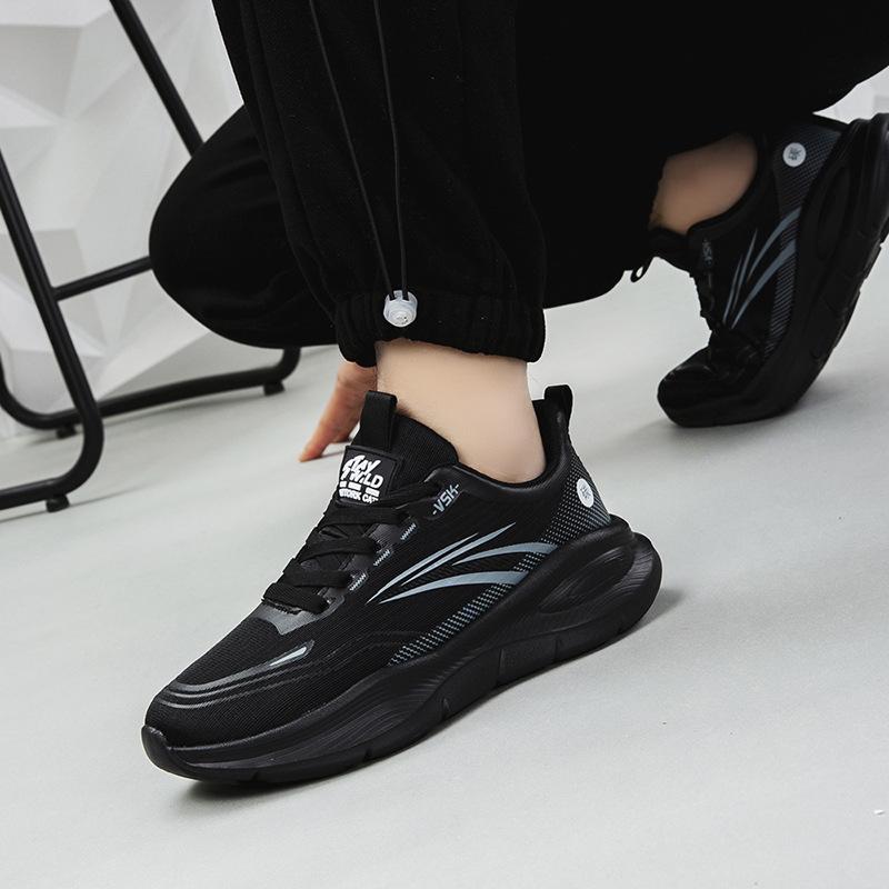 Large size 45464748 sports shoes couple Korean version mesh platform shoes breathable and comfortable casual running men's and women's shoes
