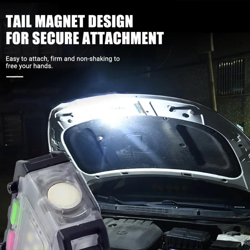 Bright EDC Flashlight Portable Mini LED Light Outdoor Camping Hiking Tools USB Rechargeable Running Emergency Hiking Lantern