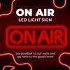 ON AIR Neon Signs, LED Studio Live Decorative Lights, Streaming Recording Sign, USB Connected, for Streamers Influencers Gamers Room Bar Club Home