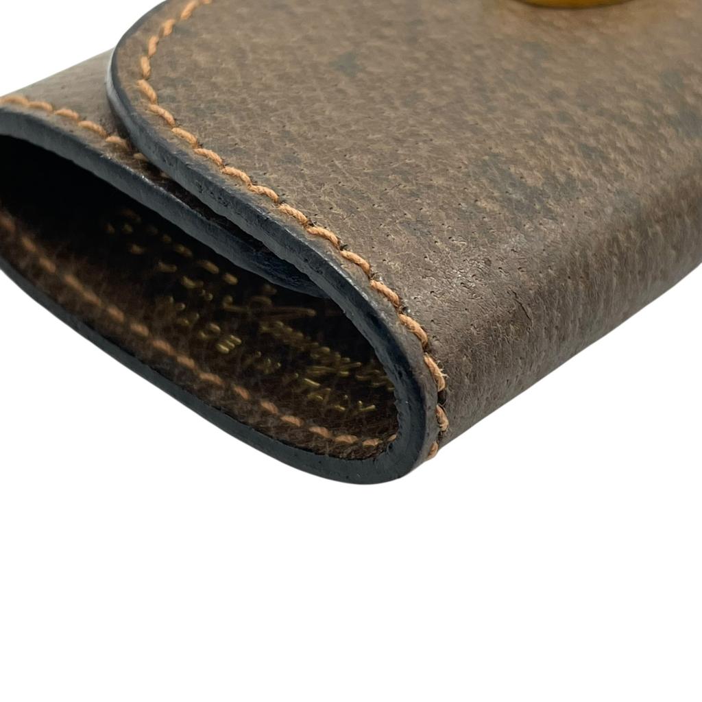 Used GUCCIKey Holder  Brown Leather Unisex