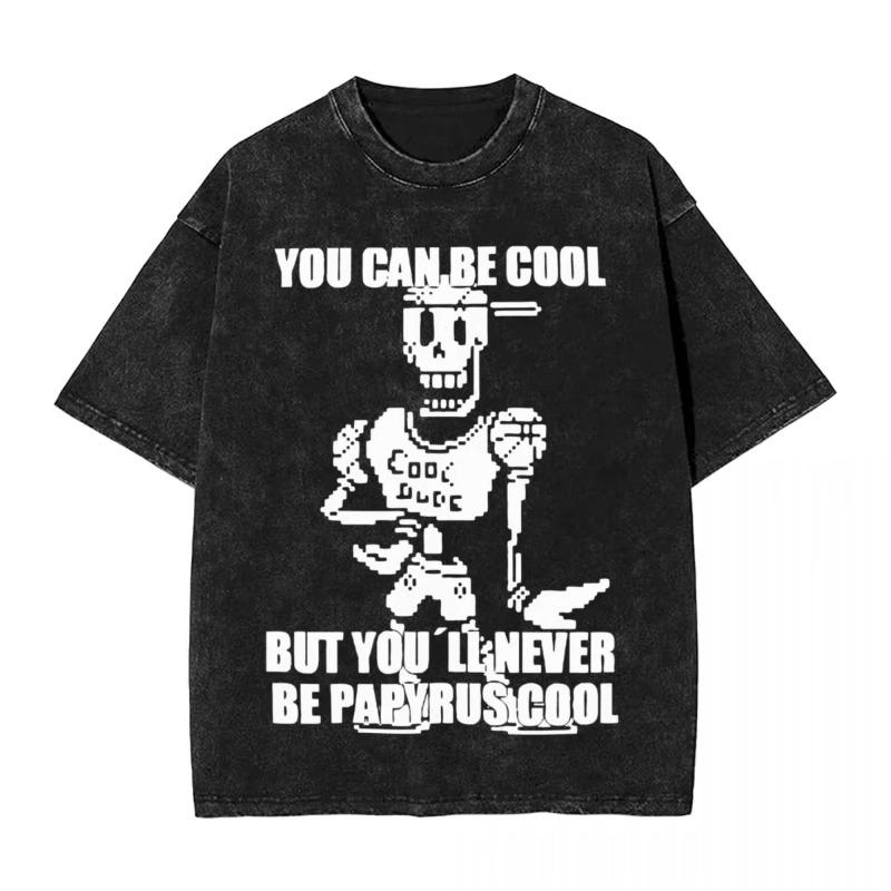 Frisk Despite Everything It's Still You Manga T Shirt Undertale Washed T-Shirts Short Sleeve Tees Tops Men Women Cotton Clothing