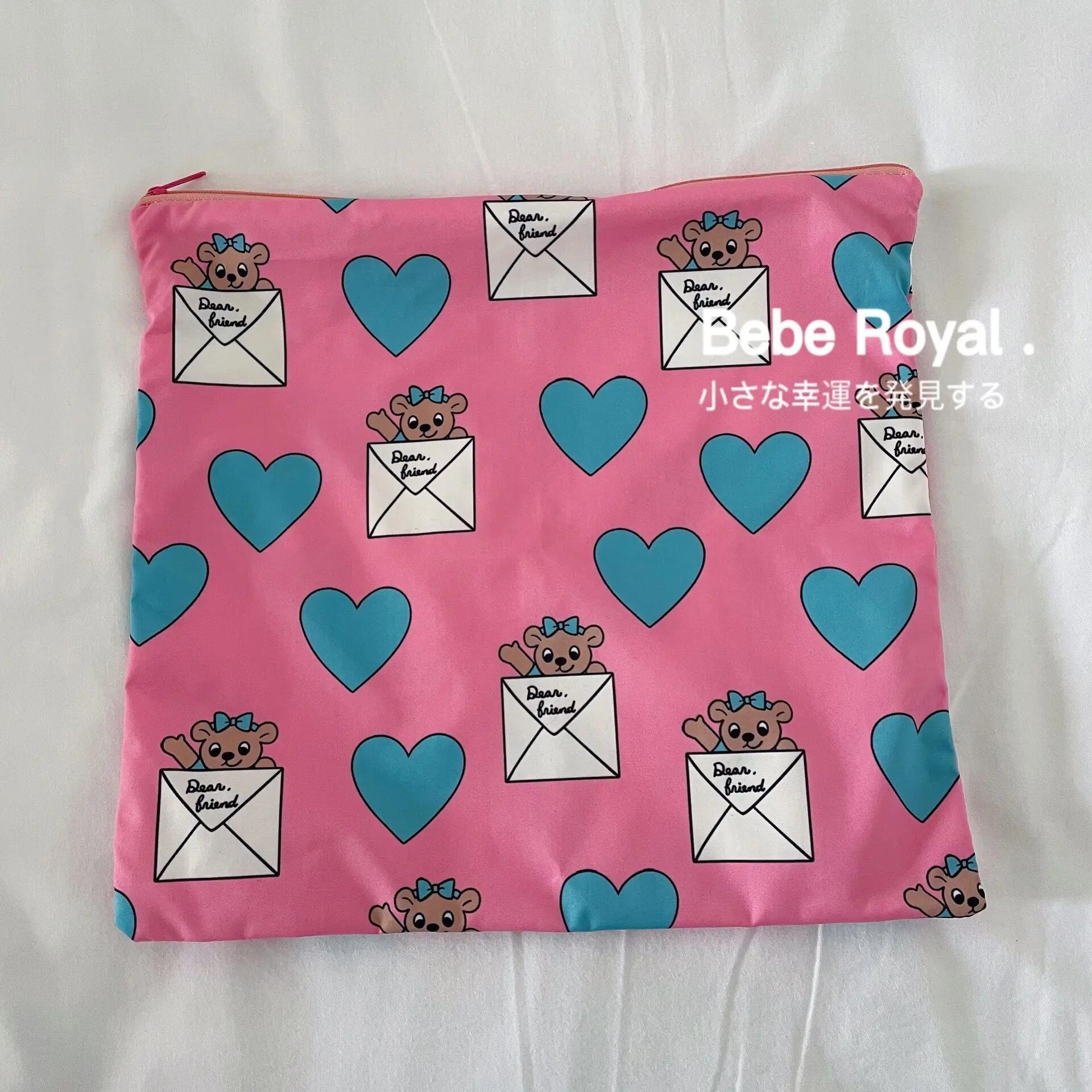 

Large Capacity Women S Cosmetic Bags Korea Ins Cute Bear Zipper Cosmetic Organizer Travel Makeup Storage Bag Toiletry Case as show