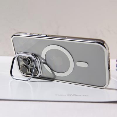 Νέο για Apple 16PRO Μαγνητική Θήκη Κινητού Τηλεφώνου Επιμεταλλωμένη Μεταλλική Βάση Κάμερας για IPhone15 Θήκη PC Υψηλής Διαφάνειας