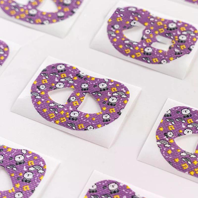 30Pcs Cartoon Anti Snoring Nose Breathing Improving Patch Mouth Closure Tape Sleep Aid Breathing Stickers Mouth Ease Sleep Tape