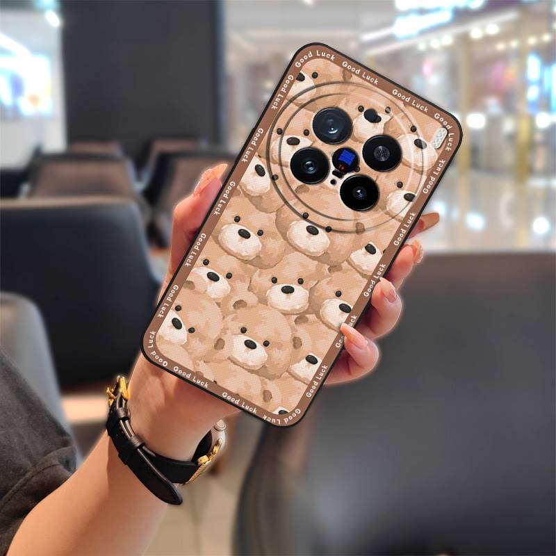 Back Cover Waterproof Phone Case For VIVO X200 Pro Full Wrap Protective Cute Fashion Design Cover Anti-dust Durable TPU