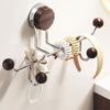 Stainless Steel Headband Storage Rack Wall-mounted Corner Hanger Clothes Coat Hooks  Living Room