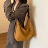 Borse a tracolla casual con cerniera in nylon PU con filo da cucito, nuove, versatili, di alta qualità, per la semplicità dei giovani