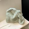 Velvet Women's Bag  High Beauty  Shoulder Bag  Soft  Versatile  Simple Tote  New Product