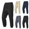 Мужские  Уличные  Повседневные  Свободные  Большого размера  Спортивные  Брюки  С добавлением флиса