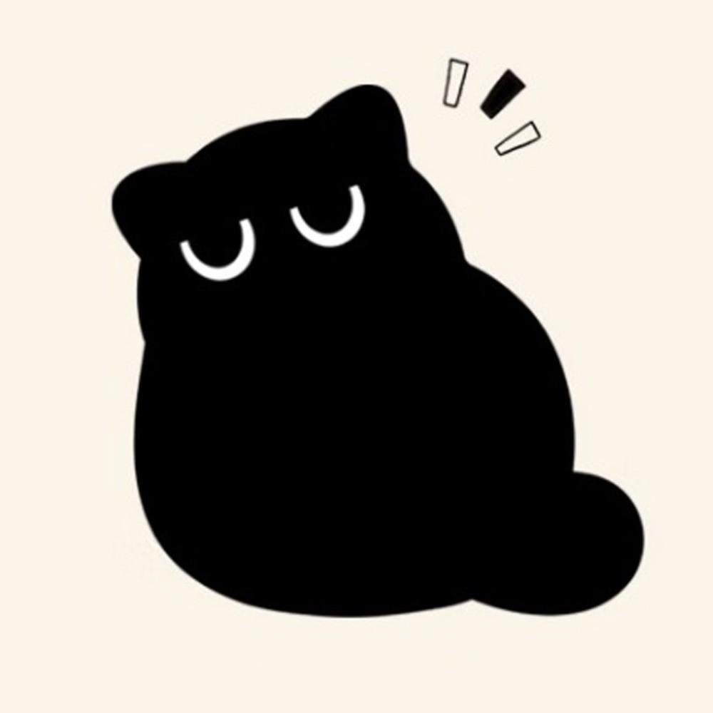Wrist Pad Cat Large Mouse Mat Cartoon Kawaii Cat Mouse Pad Black Cat Mouse Pads  Office Desk