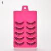 New 5 Pairs Makeup Handmade Long Thick Cross False Eyelashes Eye Lashes Extensions