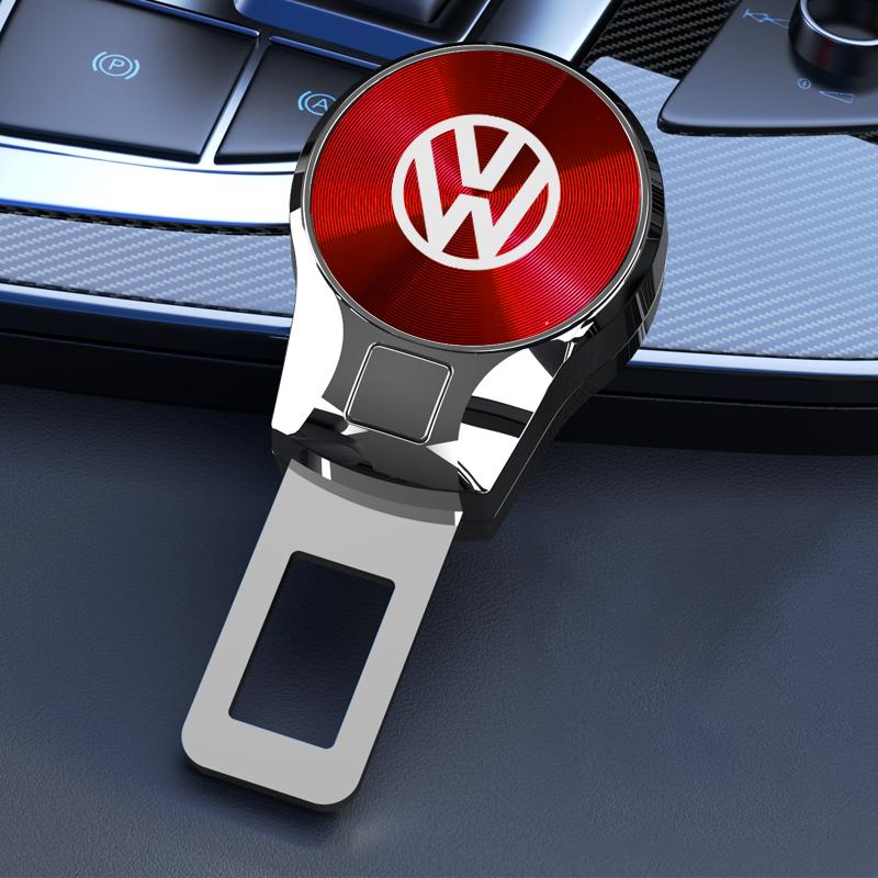 2026 Horké Pro Volkswagen VW Volkswagen Rozšiřovač Bezpečnostního Pásu Zinková Slitina Zátka CD Textura Plný Model Univerzální Autodíly