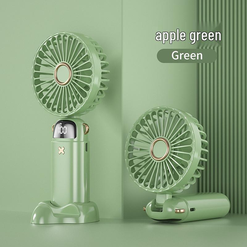 2025 Advanced Foldable Student Fan with Digital Display & Aromatherapy - Portable Handheld Mini Electric Fan