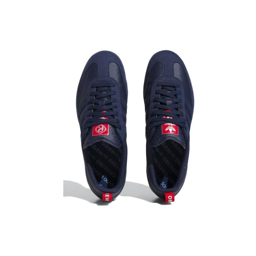 Orchard Skateshop x New England Revolution x adidas Samba ADV The Liberty Kit Unisex Sneaker Blau Nacht-Indigo Silber-Metallic IG7925