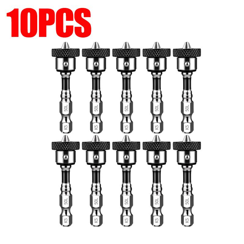 Hex Shank Drywall Screw Setter Magnetic Positioning Screwdriver Bits Plasterboard Screws Bit Locating Batch Head Drilling Tools