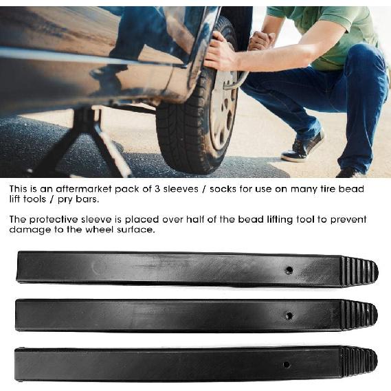 Yctze Protector Scratch Guard, 3Pcs Changer Lever Cover Protector for Tire Bead Tool, Plastic Sleeve for Tire Machine Pry
