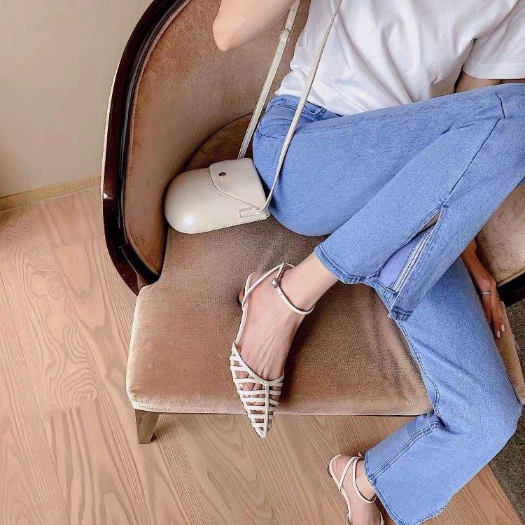 Pointed Toe Shoes Women's High Heels 2025 Fashion High Heels High Heels Summer Party Office Ladies Ladies Sandals Zapatos Mujer