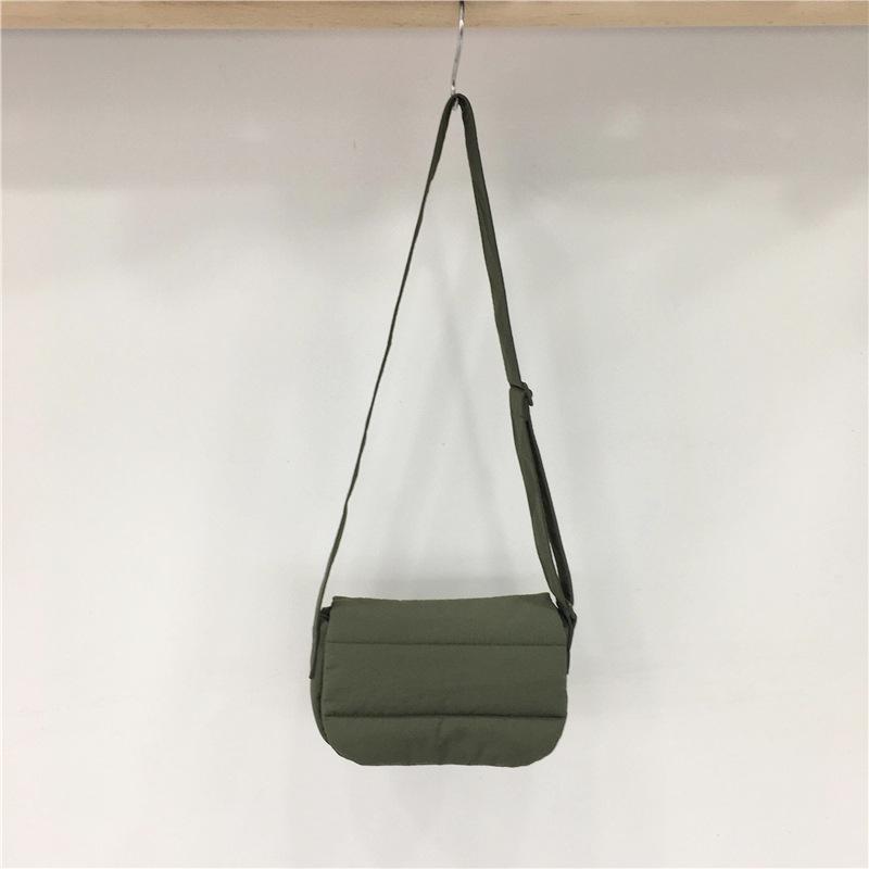 Women's Korean Style Quilted Crossbody Bag - Autumn/Winter Simple Versatile Student Bag
