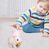 Interactive Electronic Pet with Carrot Plush Bunny Toy Electronic Pet Rabbit Toy Gifts for Toddlers 3 4 5 6