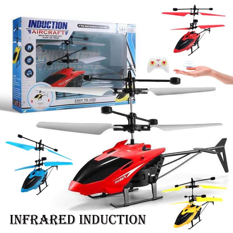Usb Rechargeable Remote Control Infrared Induction Helicopter Hovering Aircraft Kid Xmas Gift