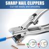 2 PCS Heavy-Duty Nail Clippers Set – Wide Jaw Toenail Clippers with Anti-Splash Catcher & PU Case for Seniors and Men