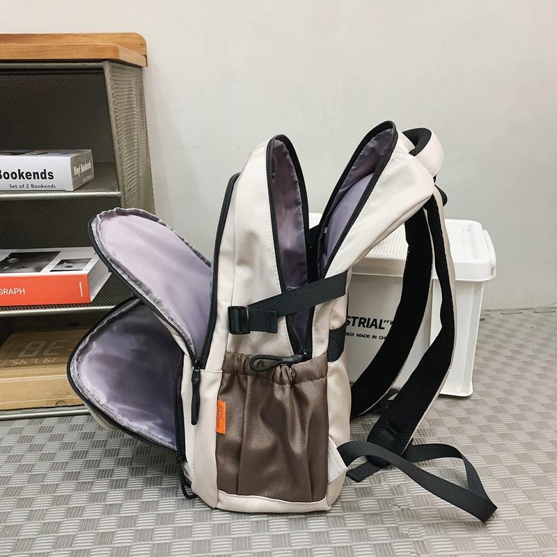 Backpack Female Letter Student Schoolbag Couple Travel Backpack