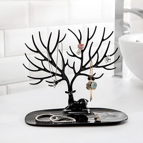Deer Antlers Jewelry Holder Deer Tree Creative Sika Deer Tree Tray Display Stand Holder