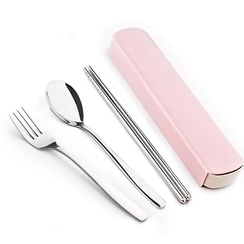 Zhaoran 3-Piece Portable Stainless Steel Cutlery Set