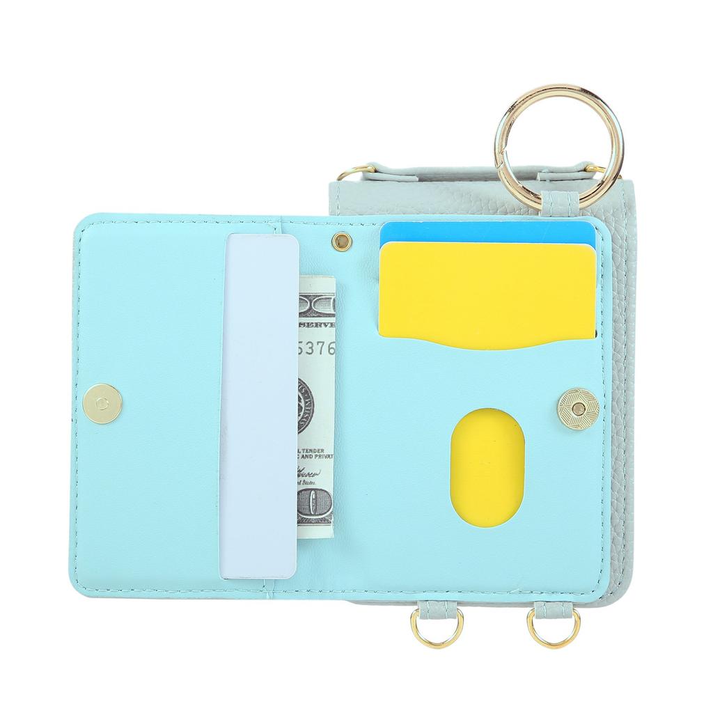 For Samsung Galaxy Z Flip7 FE 5G/Z Flip6 5G Case Kickstand Rhombus Leather+TPU Phone Cover with Shoulder Strap