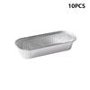 10/20pcs Disposable BBQ Pan Aluminum Foil Air Fryer Baking Tray Tin Foil Grilling Tray For Air Fryer Kitchen Accessories
