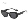 Square Cat Eyes Sunglasses Unisex Shade Sun Glasses Rivet Personality Punk Style for Women And Men