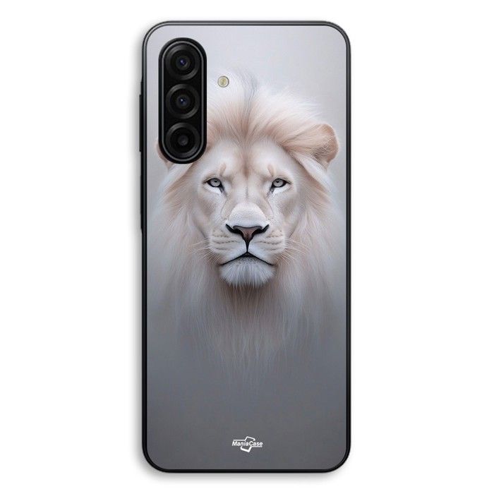 Coque Pour Samsung Galaxy A17 Lion Blanc Maniacase