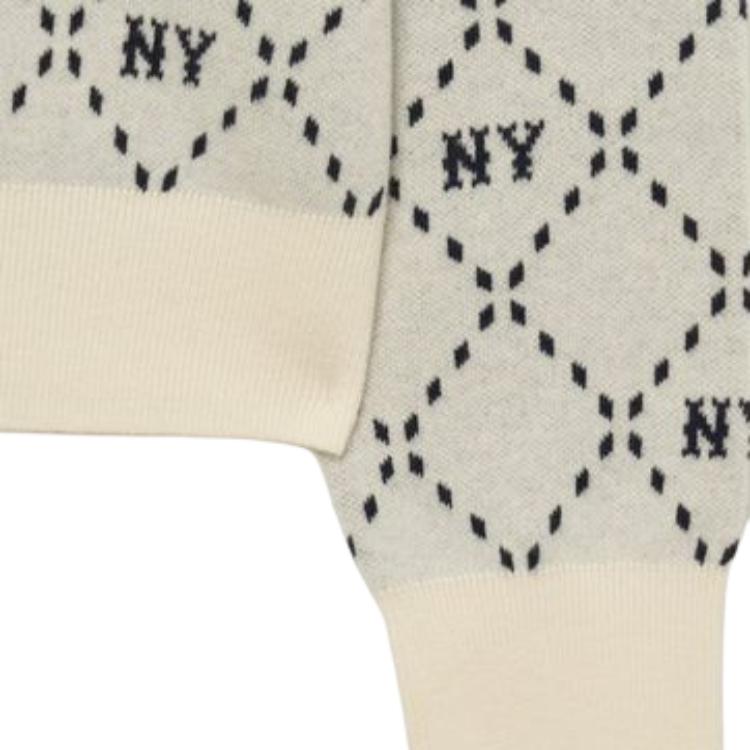 New MLB Sweatshirts Women's Ecru 3FKPM0134-50CRD