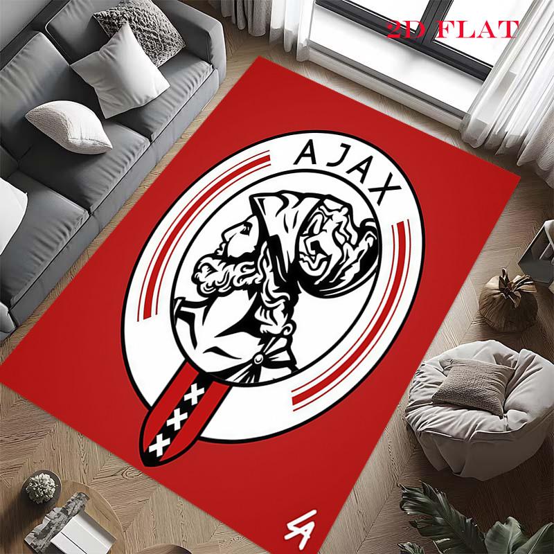 Ajax Logo Carpet Rug for Living Room Bedroom Home Sofa Decoration,Kids Play Nonslip Floor Mat