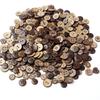 50pcs lot 18mm Brown Coconut Shell-4 Holes-Buttons Sewing Scrapbooking Diy Clothing Accessories