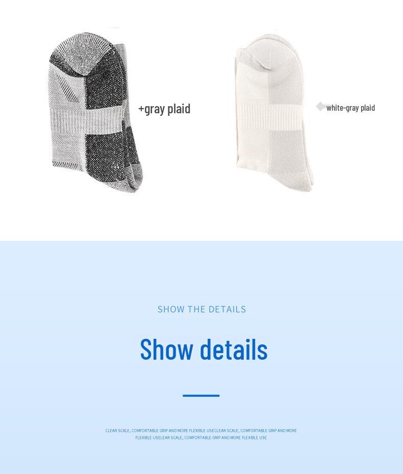 Unisex Merino Wool Mid-Calf Ski Socks - Autumn/Winter Cashmere Sports Socks