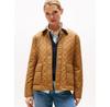 Women's Jacket Padded Nylon Slim Quilted Hickory (WW0WW45641) Brown