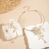 Sunflower Tassel Exaggerated Mermaid Ji Flower Bamboo Joint High Sense Ginkgo Leaf Collar Choker