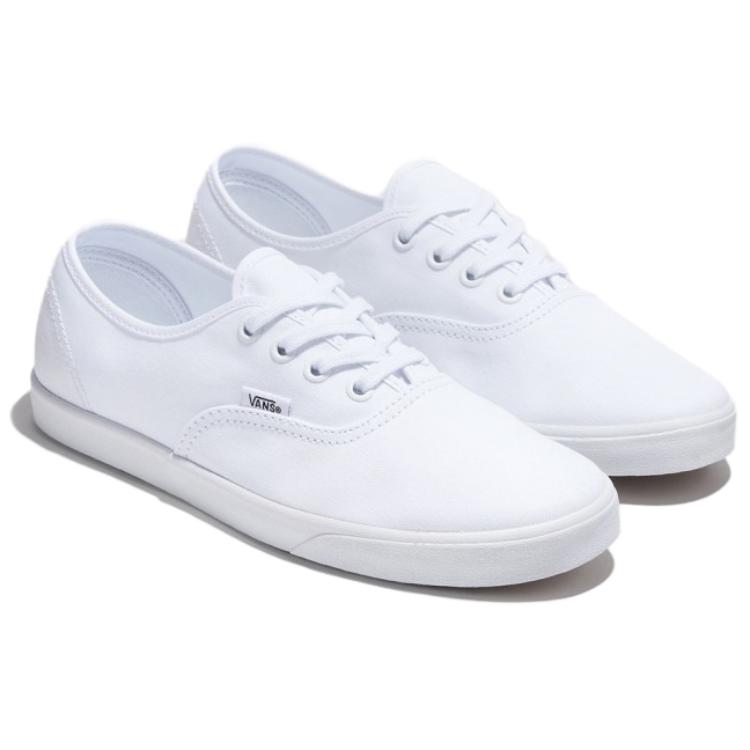 Vans Authentic Comfortable Versatile Low-Top Skate Shoes Men sneaker White VN000D04WWW1
