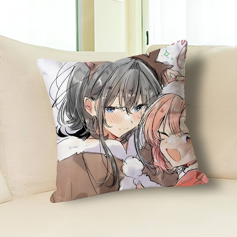 W-Whisper Me a Love Song Manga Celebrity Merchandise All-Match Printed Pillow Case Sofa Car Office Room Decoration Protector